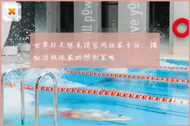 世界杯足球竟猜官网独家专访：揭秘顶级玩家的预测策略